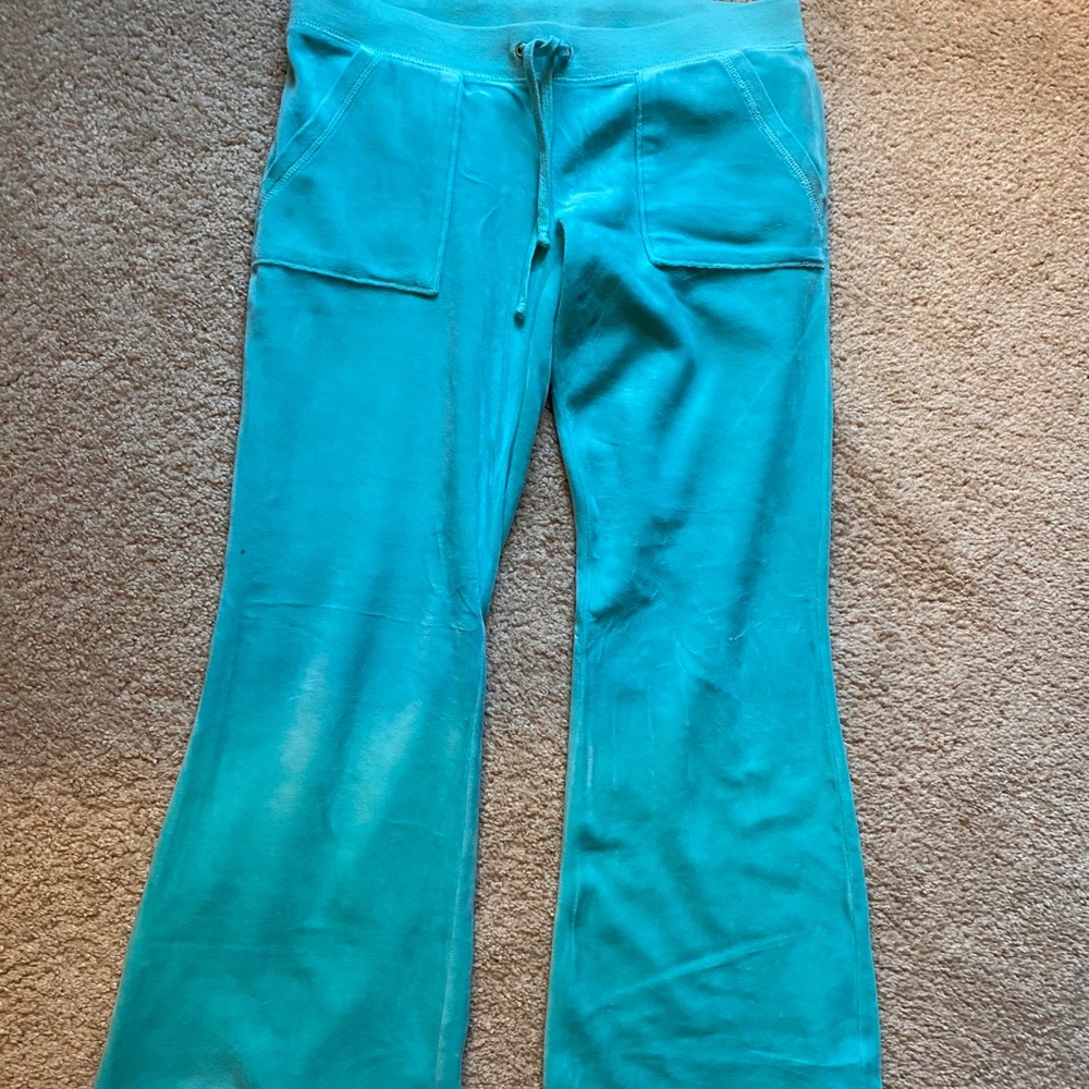 Juicy couture velour pants size small